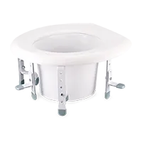 Adjustable raised toilet seat