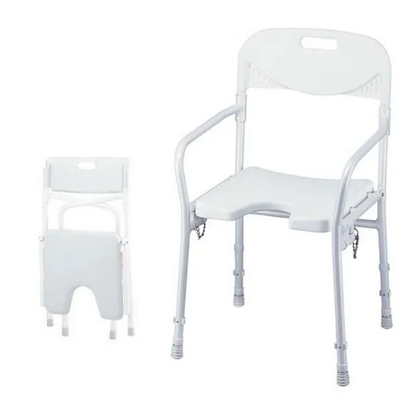 Foldable/Fixed shower chair with back