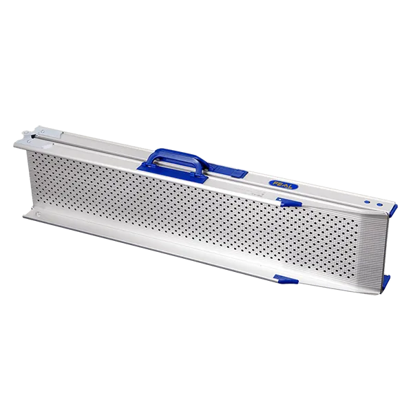 Folding telescopic ramps