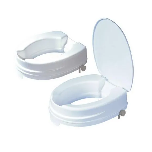 Raised toilet seat