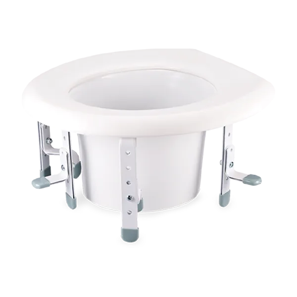 Adjustable raised toilet seat