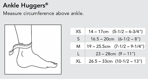 מחבקי קרסול Ankle Huggers Measure
