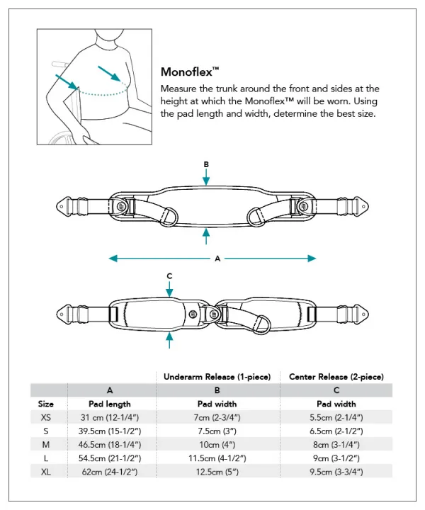 حزام صدر - دعم ديناميكي للصدر