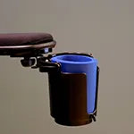 מחזיק כוסות הרמה עצמית לכסא ממונע